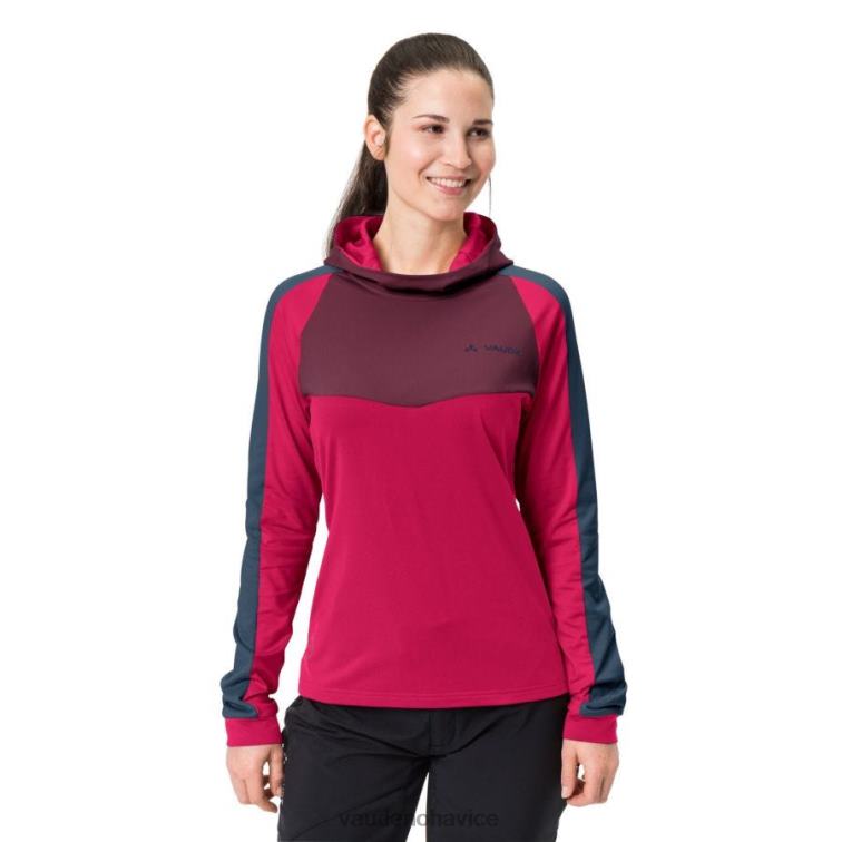 VAUDE 6FF4J680 oblečenie karmínovo červená ženy cyklistický dres qimsa