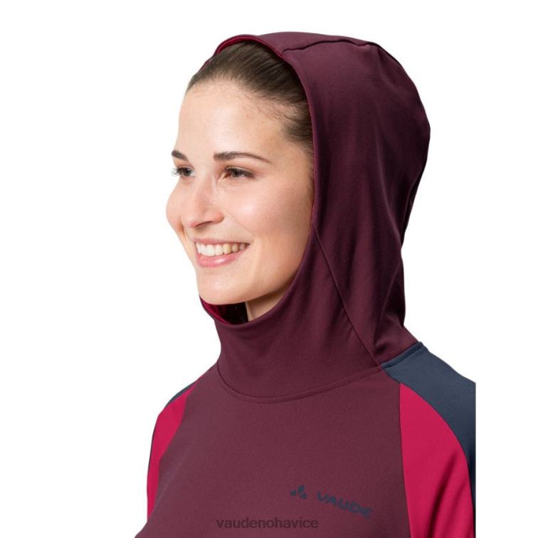 VAUDE 6FF4J680 oblečenie karmínovo červená ženy cyklistický dres qimsa
