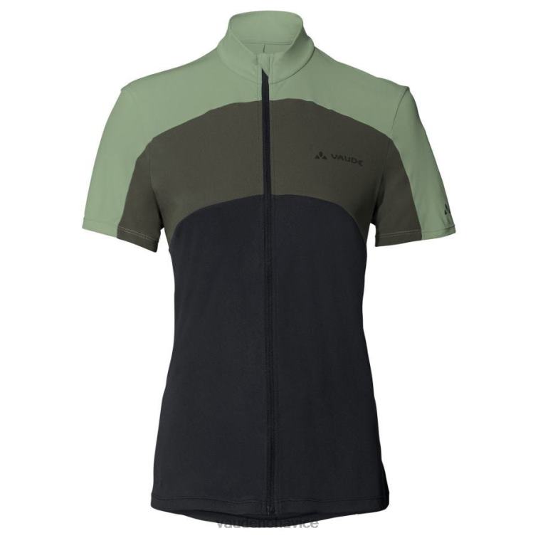 VAUDE 6FF4J785 oblečenie temné more ženy matera cyklistický dres s celorozopínacím zipsom