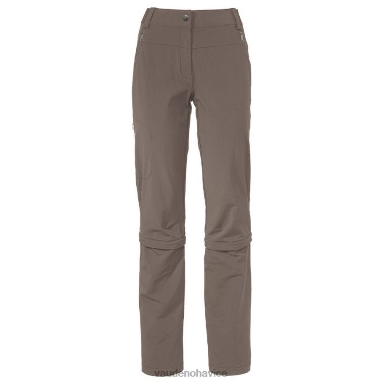 VAUDE 6FF4J379 oblečenie kokos ženy Farley stretch capri t-zip iii nohavice
