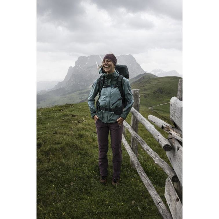 VAUDE 6FF4J384 oblečenie plameň ženy Farley stretch capri zipsový t-zip iii odnímateľné nohavice