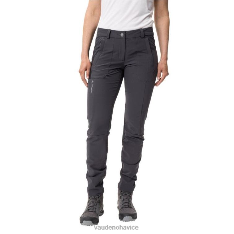 VAUDE 6FF4J428 oblečenie fantómová čierna ženy elope slim fit outdoorové nohavice