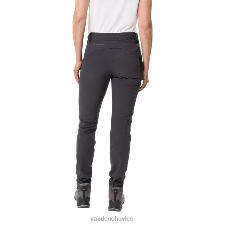 VAUDE 6FF4J428 oblečenie fantómová čierna ženy elope slim fit outdoorové nohavice
