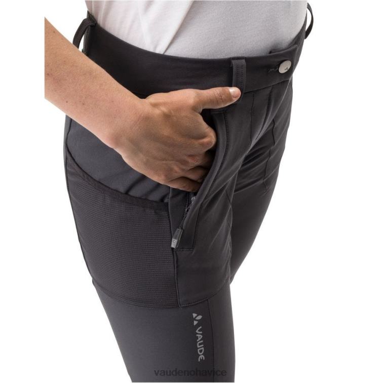 VAUDE 6FF4J428 oblečenie fantómová čierna ženy elope slim fit outdoorové nohavice