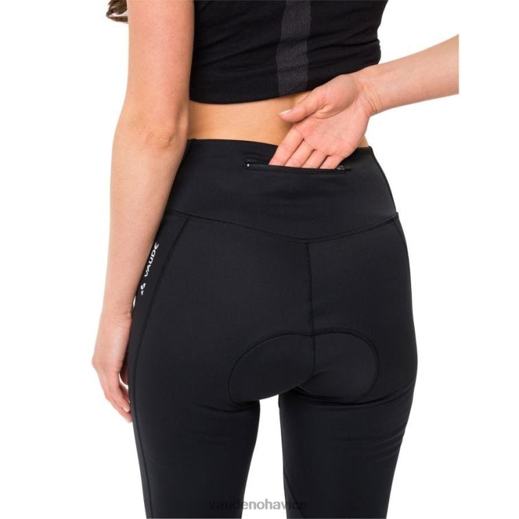 VAUDE 6FF4J453 oblečenie čierna ženy posta softshellové cyklistické úzke nohavice
