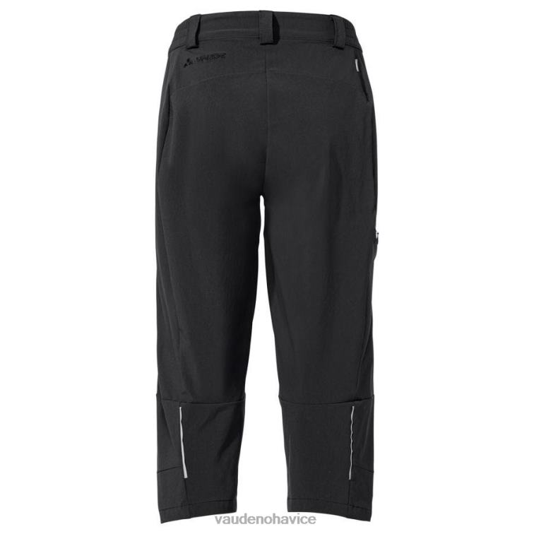 VAUDE 6FF4J490 oblečenie čierna ženy 3/4 cyklistické šortky yaras