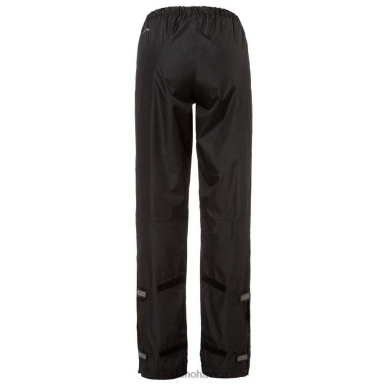 VAUDE 6FF4J527 oblečenie čierna ženy nohavičky do tekutého dažďa