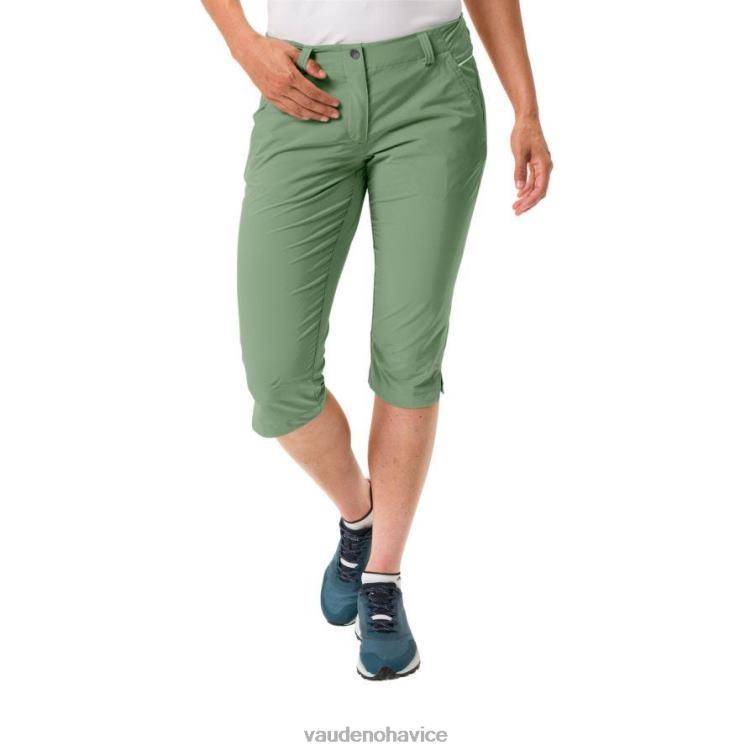 VAUDE 6FF4J530 oblečenie vŕba zelená ženy skomer capri nohavice