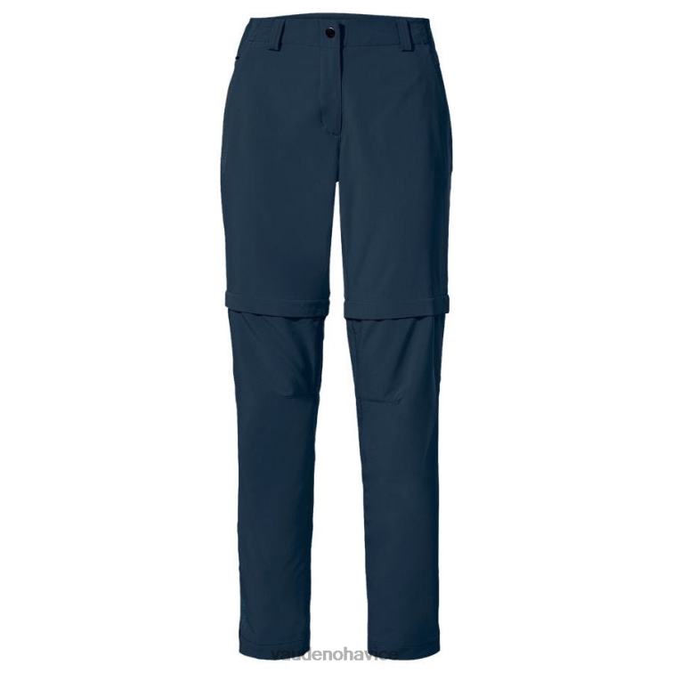 VAUDE 6FF4J539 oblečenie temné more ženy skomer ii nohavice na zips