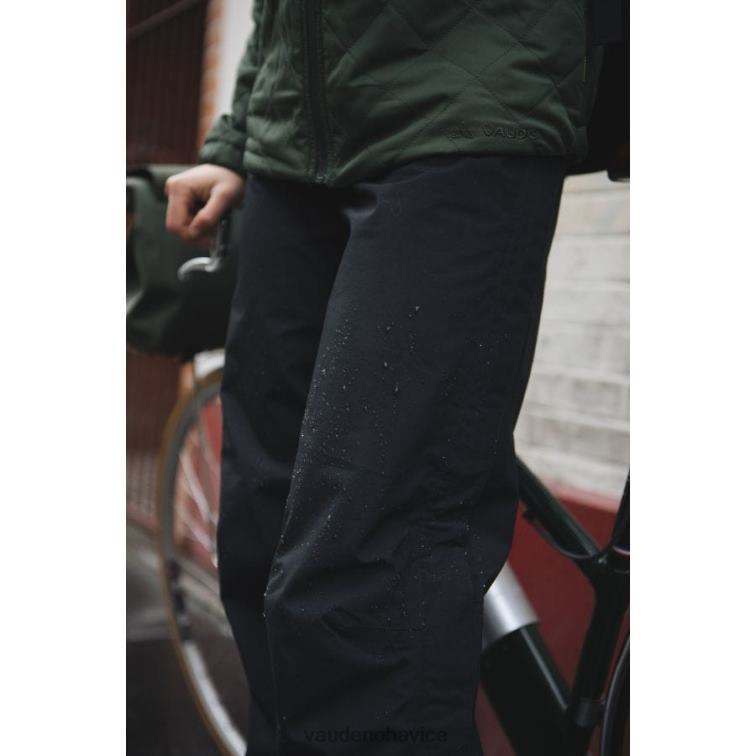 VAUDE 6FF4J554 oblečenie čierna ženy yaras rain iii nohavice do dažďa na zips