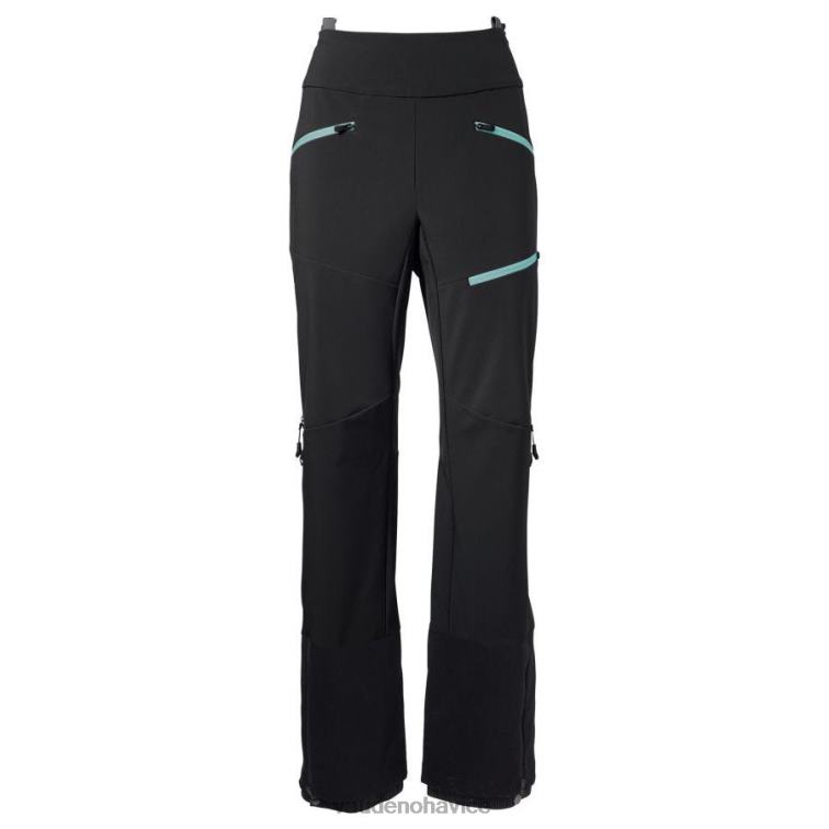 VAUDE 6FF4J588 oblečenie čierna ženy softshellové nohavice monviso