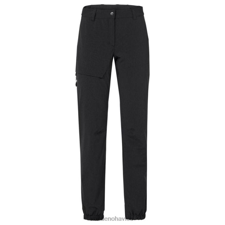 VAUDE 6FF4J591 oblečenie čierna ženy cyklistické nohavice do dažďa yaras