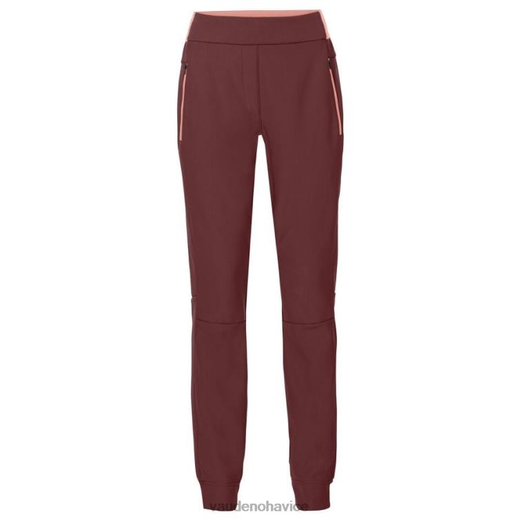 VAUDE 6FF4J597 oblečenie tmavá čerešňa ženy joggingové nohavice neyland
