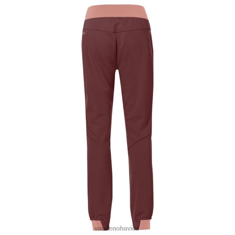 VAUDE 6FF4J597 oblečenie tmavá čerešňa ženy joggingové nohavice neyland