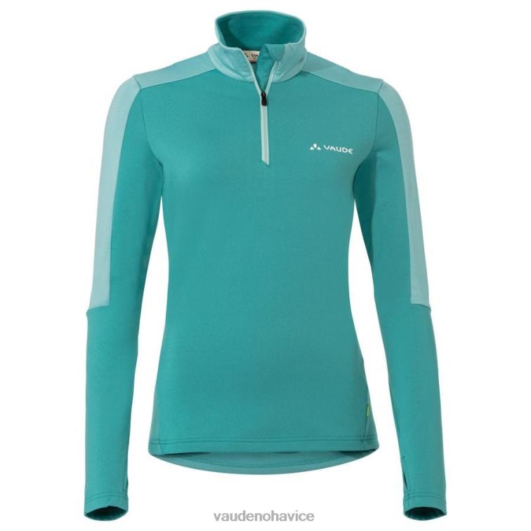 VAUDE 6FF4J888 oblečenie biely ženy fleecový sveter livigno halfzip ii