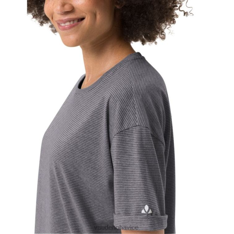 VAUDE 6FF4J767 oblečenie temné more ženy pruhované tričko mineo