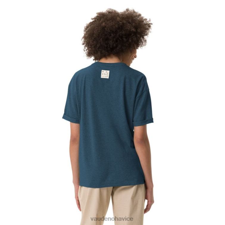 VAUDE 6FF4J770 oblečenie temné more ženy pruhované tričko mineo