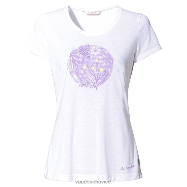 VAUDE 6FF4J845 oblečenie biely ženy tričko s potlačou skomer ii