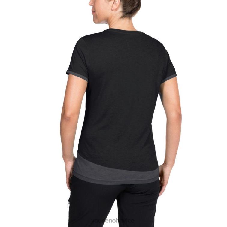 VAUDE 6FF4J854 oblečenie čierna ženy sveit tričko