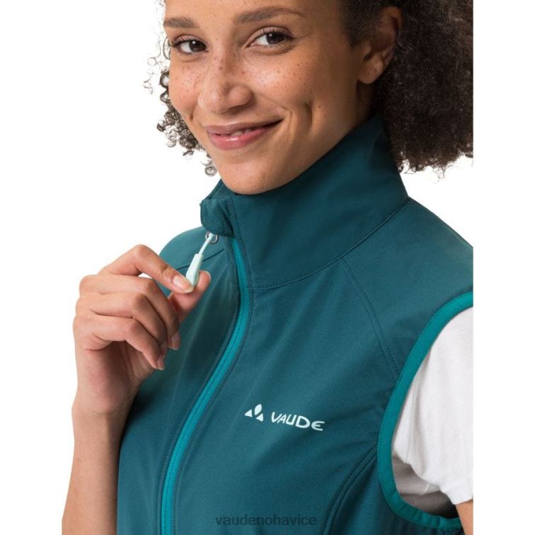 VAUDE 6FF4J917 oblečenie kačica zelená ženy hurikán III vesta