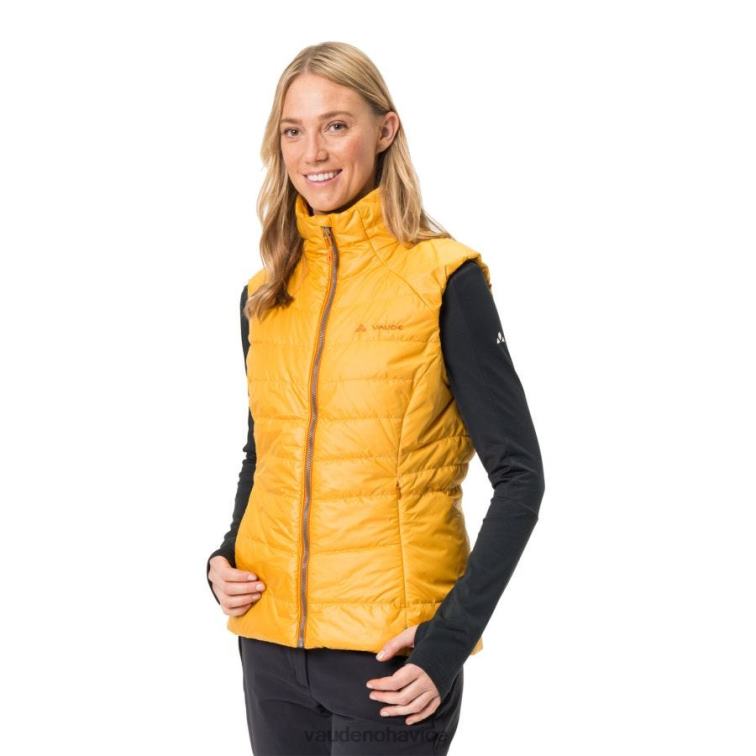 VAUDE 6FF4J936 oblečenie spálená žltá ženy Moena vystužená outdoorová vesta